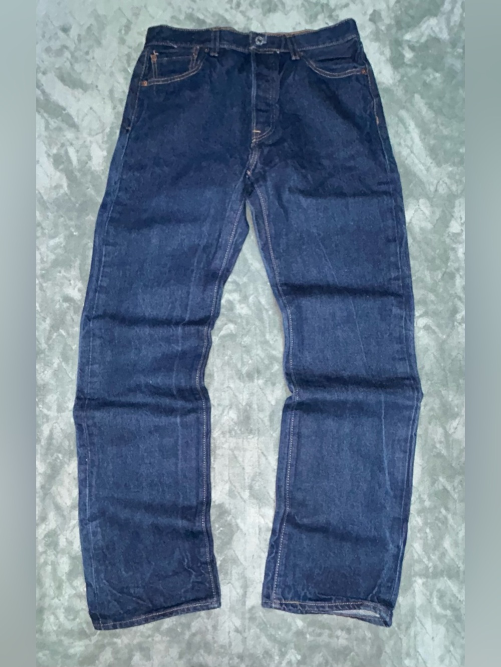 Levi’s 501 Dark Blue Jeans Straight Fit Men’s Size 31x32